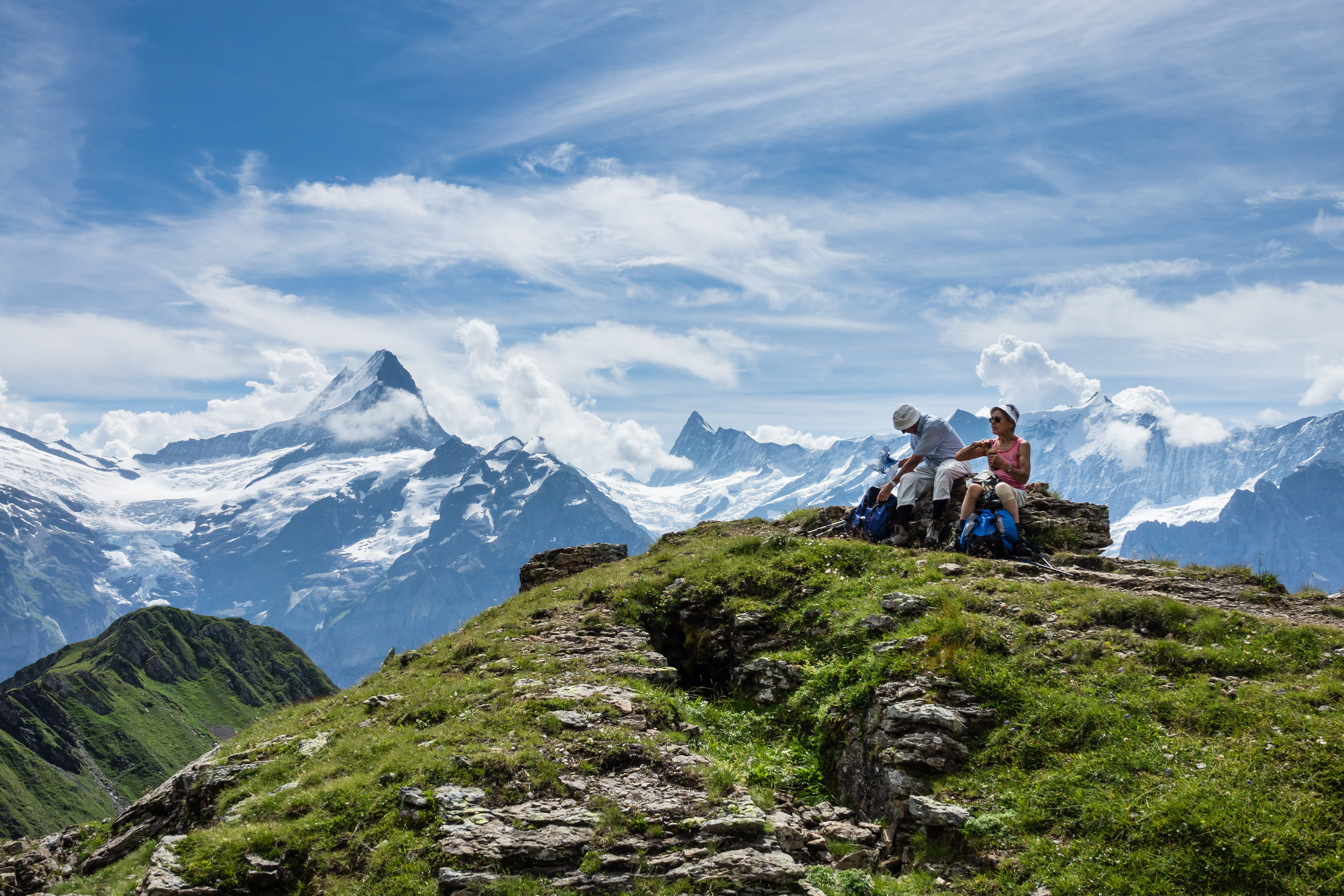 swiss alps guided hiking tours