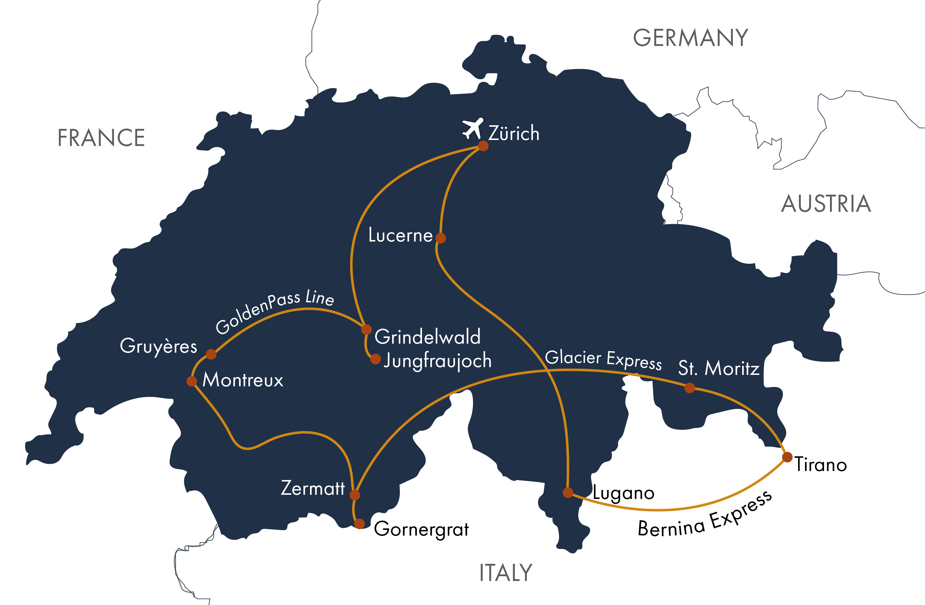 switzerland tour from uk