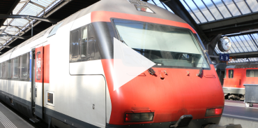 Taking the train in Switzerland