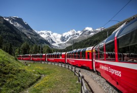 Scenic trains in Switzerland