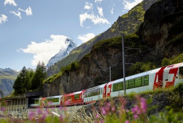 Glacier Express before Zermatt