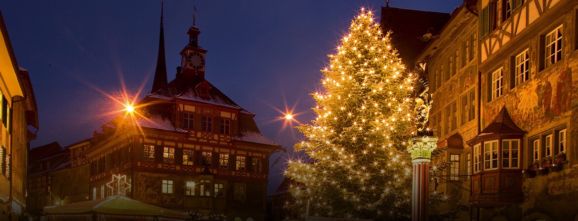 Swiss holiday decorating and Christmas Markets