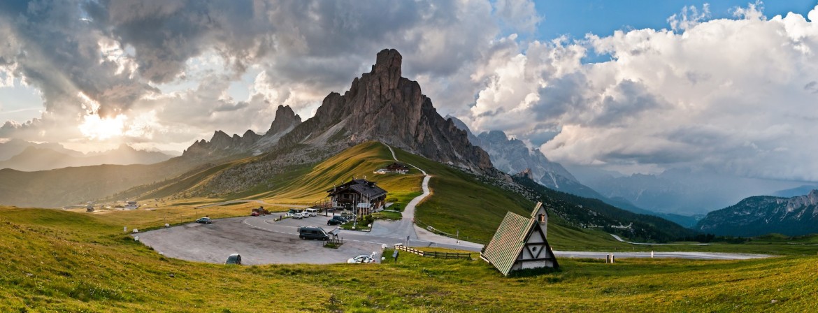 The craggy peaks and verdant valleys of the Dolomites in the Italian Alps is an irresistible hiking destination. 