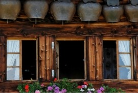 Chalet with cowbells