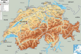 geography of Swiss Alps