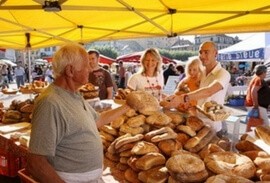 Bread at a local outdoor market