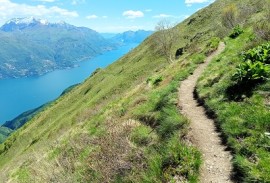 Trail above Lake Como