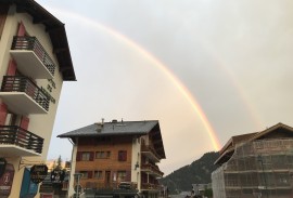 Rainbows on the Haute Route | Photo by guest Michael L