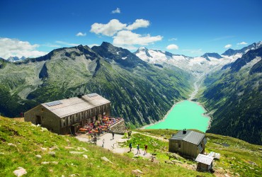 View from Olpererhütte  - courtesy of Zillertal Tourism