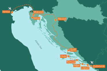 croatia hiking tours