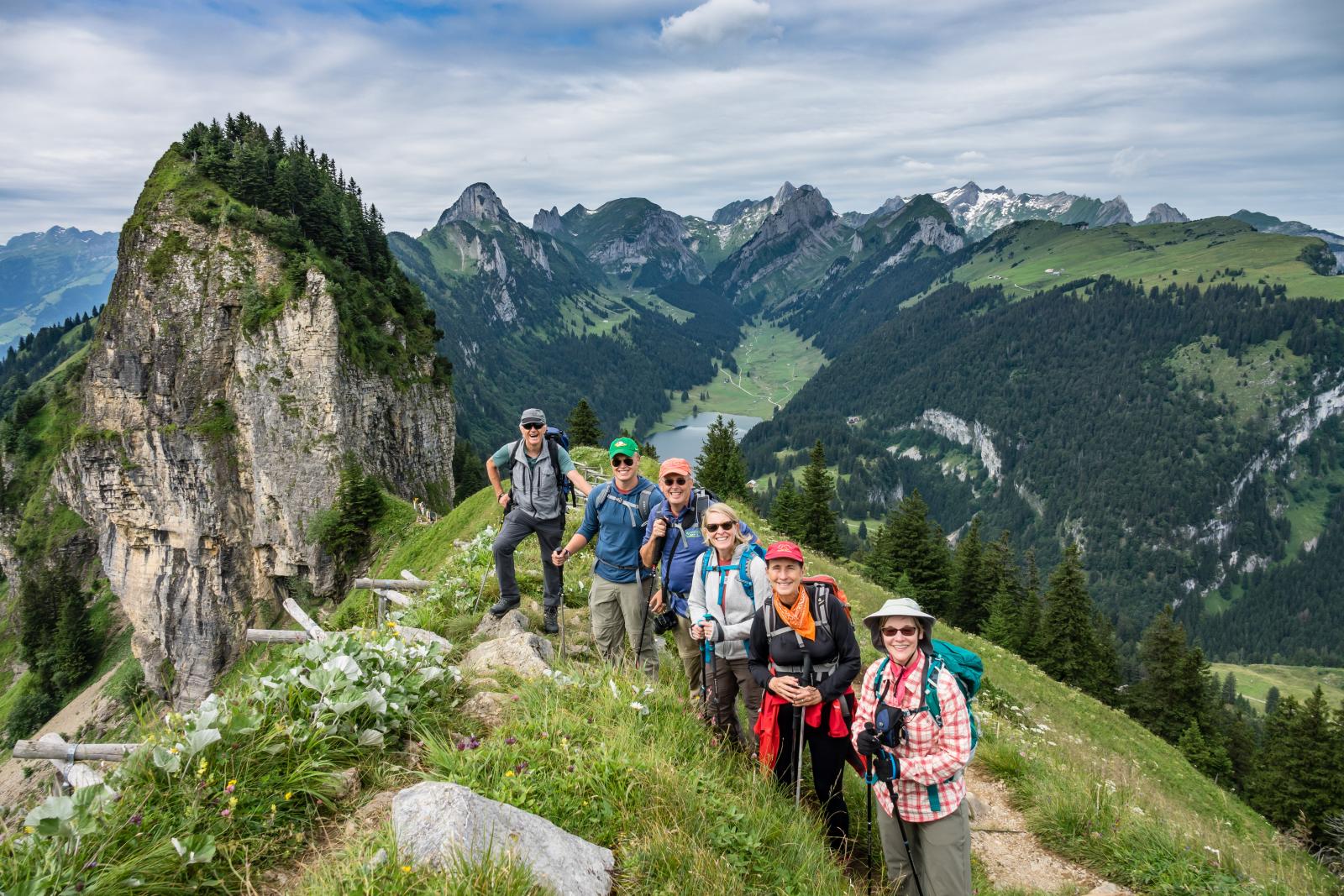 swiss alps walking tours