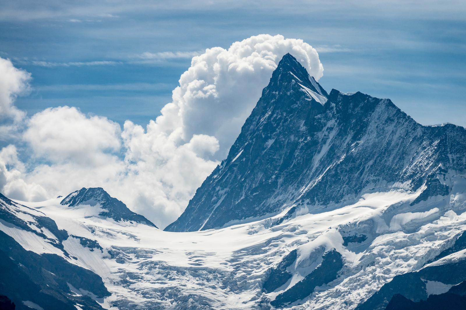 Finsteraarhorn, Bernese Alps, Switzerland