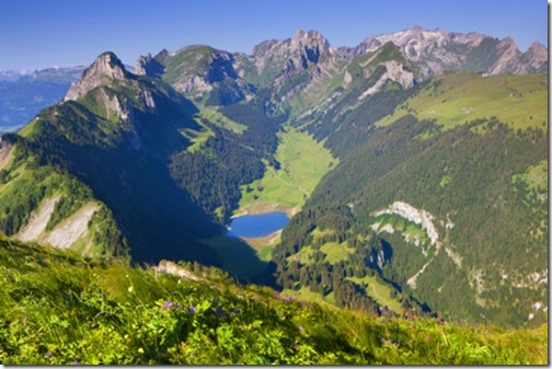 Hiking in the Swiss Alps