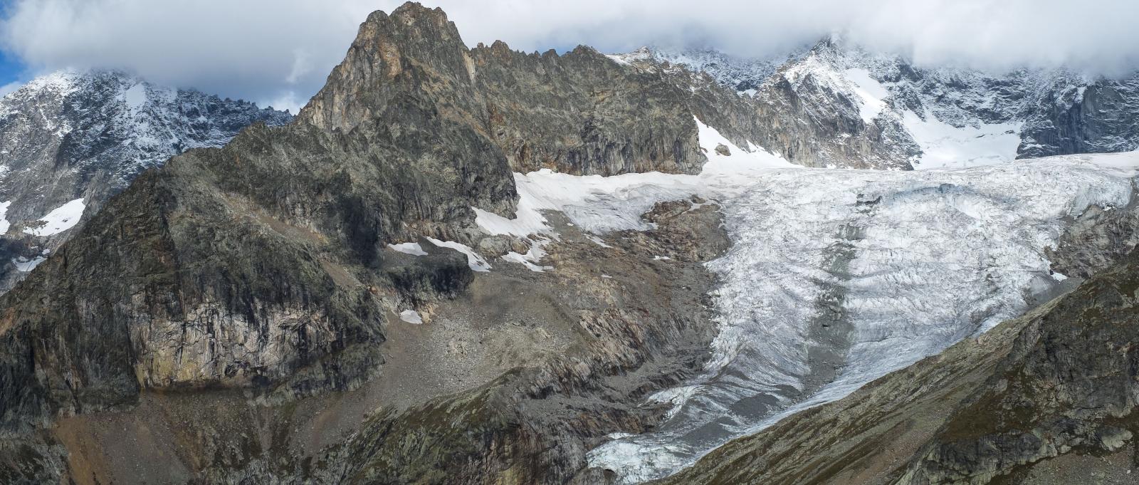Glacier on the Tour du Mont Blanc