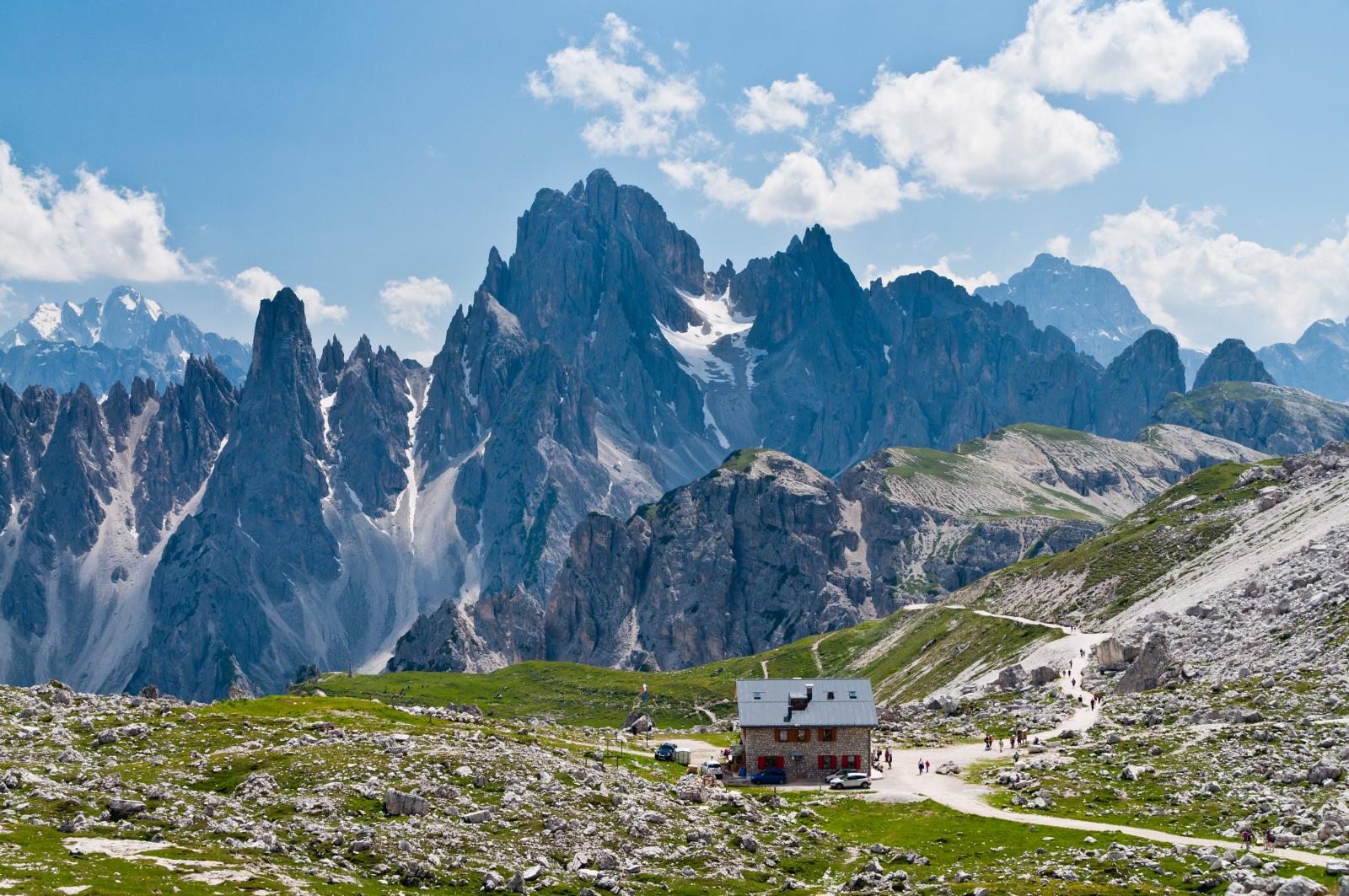 Italian Dolomite mountain range