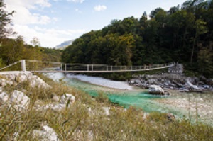 Srpenica bridge in Slovenia