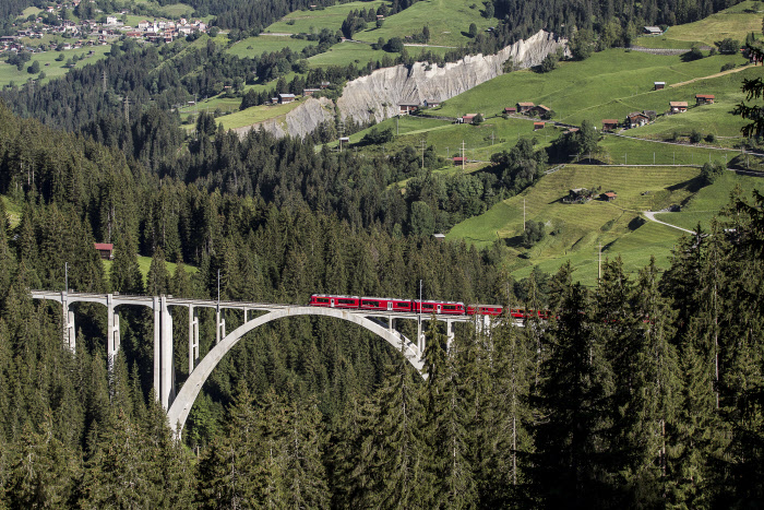 Scenic trains in Switzerland