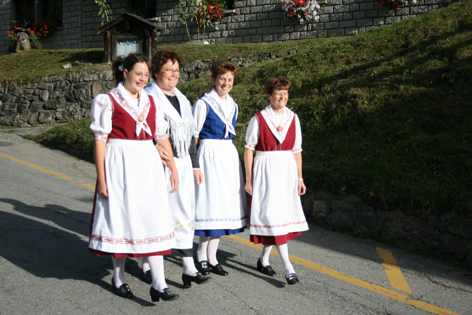 Valais Switzerland Traditional Dress